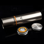 COHIBA Silver Cylindrical Cigar Tube