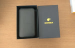 COHIBA Black Leather & Wood Cigar Humidor