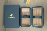 COHIBA Black Leather & Wood Cigar Humidor