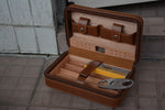 COHIBA Leather & Cedar Wood Cigar Humidor
