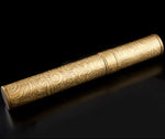 COHIBA Carved Bronze Metal Cigar Tube