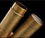 COHIBA Carved Bronze Metal Cigar Tube