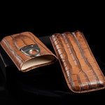 COHIBA Crocodile Leather Cigar Case