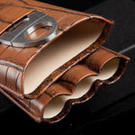 COHIBA Crocodile Leather Cigar Case