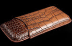 COHIBA Crocodile Leather Cigar Case