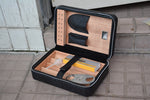 COHIBA Leather & Cedar Wood Cigar Humidor