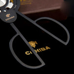 COHIBA Triple Blades Black Cigar Cutter
