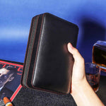 Leather & Cedar Wood Cigar Humidor