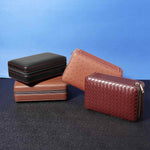 Leather & Cedar Wood Cigar Humidor
