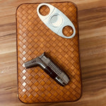 COHIBA Leather Cedar Lined Cigar Humidor