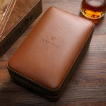 COHIBA Leather Cedar Lined Cigar Humidor