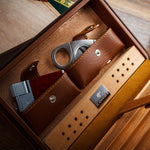 COHIBA Leather Cedar Lined Cigar Humidor