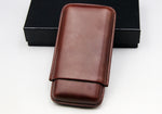 COHIBA Brown Leather Cigar Case