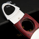 COHIBA Double Blade Wood Cigar Cutter