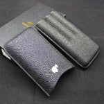 COHIBA Croco Embossed Leather Cigar Case