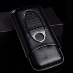 COHIBA Leather Black Cigar Case
