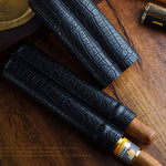 LUBINSKI Leather Cigar Case