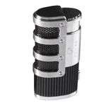 COHIBA High Grade Gadgets Smoking Windproof Cigar Torch Lighters Refillable Fire Flame Built-in Punch Cigarette Lighter Portable